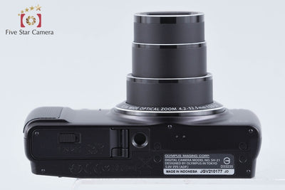 【中古】OLYMPUS オリンパス STYLUS SH-21 ブラック コンパクトデジタルカメラ 元箱付き