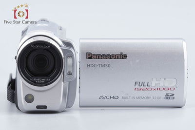 【中古】Panasonic パナソニック HDC-TM30 プラチナシルバー フルハイビジョンビデオカメラ