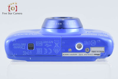 【中古】Nikon ニコン COOLPIX S32 ブルー コンパクトデジタルカメラ