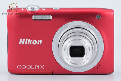【中古】Nikon ニコン COOLPIX A100 レッド コンパクトデジタルカメラ