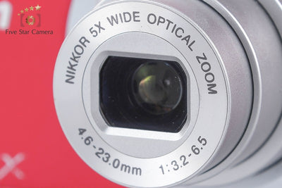 【中古】Nikon ニコン COOLPIX A100 レッド コンパクトデジタルカメラ