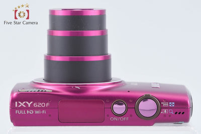 【中古】Canon キヤノン IXY 620F ピンク コンパクトデジタルカメラ
