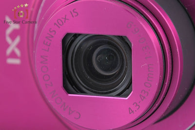 【中古】Canon キヤノン IXY 620F ピンク コンパクトデジタルカメラ