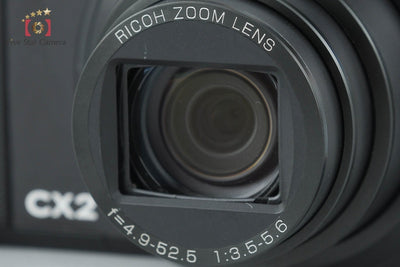 【中古】RICOH リコー CX2 ブラック コンパクトデジタルカメラ シャッター回数僅少