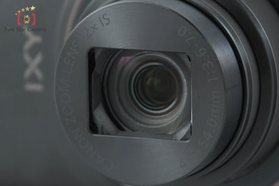 【中古】Canon キヤノン IXY 650 ブラック コンパクトデジタルカメラ