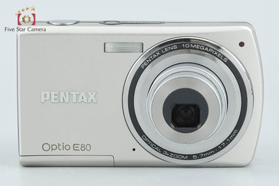【中古】PENTAX ペンタックス Optio E80 コンパクトデジタルカメラ 元箱付き