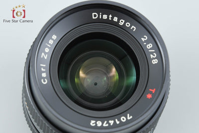 【中古】CONTAX コンタックス Carl Zeiss Distagon 28mm f/2.8 T* MMJ