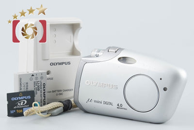 【中古】OLYMPUS オリンパス μ-mini DIGITAL ジュエリーシルバー コンパクトデジタルカメラ