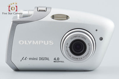 【中古】OLYMPUS オリンパス μ-mini DIGITAL ジュエリーシルバー コンパクトデジタルカメラ