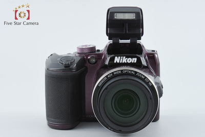 【中古】Nikon ニコン COOLPIX B500 プラム コンパクトデジタルカメラ 元箱付き