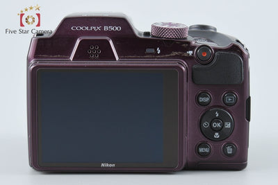 【中古】Nikon ニコン COOLPIX B500 プラム コンパクトデジタルカメラ 元箱付き