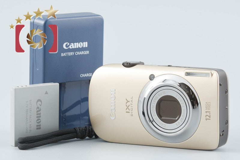 【中古】Canon キヤノン IXY DIGITAL 510 IS ゴールド コンパクトデジタルカメラ