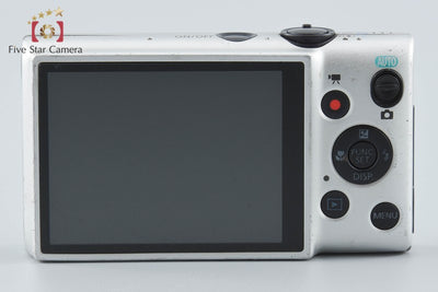 【中古】Canon キヤノン IXY 90F シルバー コンパクトデジタルカメラ
