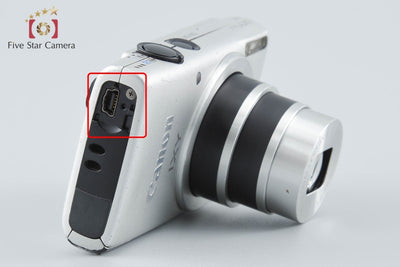 【中古】Canon キヤノン IXY 90F シルバー コンパクトデジタルカメラ