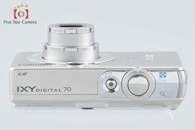 【中古】Canon キヤノン IXY DIGITAL 70 シルバー コンパクトデジタルカメラ