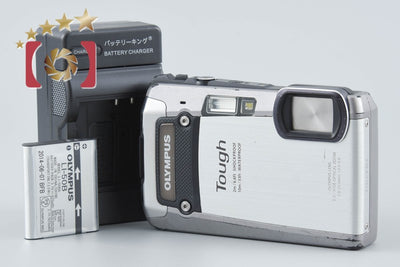 【中古】OLYMPUS オリンパス TOUGH TG-820 シルバー 防水デジタルカメラ