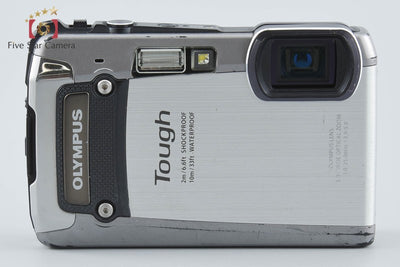 【中古】OLYMPUS オリンパス TOUGH TG-820 シルバー 防水デジタルカメラ
