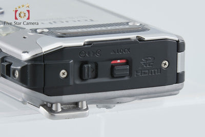 【中古】OLYMPUS オリンパス TOUGH TG-820 シルバー 防水デジタルカメラ