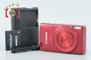 【中古】Canon キヤノン IXY 190 レッド コンパクトデジタルカメラ