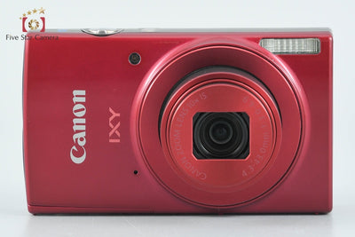 【中古】Canon キヤノン IXY 190 レッド コンパクトデジタルカメラ
