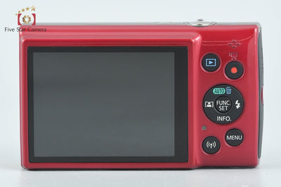【中古】Canon キヤノン IXY 190 レッド コンパクトデジタルカメラ