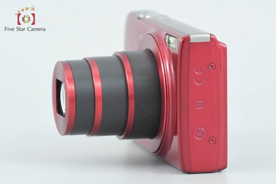 【中古】Canon キヤノン IXY 190 レッド コンパクトデジタルカメラ