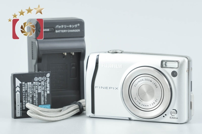 【中古】FUJIFILM 富士フイルム FinePix F40fd シルバー コンパクトデジタルカメラ