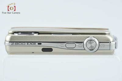 【中古】FUJIFILM 富士フイルム FinePix Z800EXR ゴールド コンパクトデジタルカメラ 元箱付き