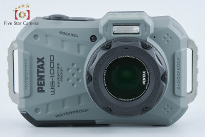 【中古】RICOH リコー PENTAX ペンタックス WG-1000 オリーブ 防水アクションカメラ 元箱付き
