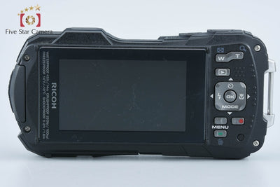 【中古】RICOH リコー PENTAX ペンタックス WG-70 ブラック 防水アクションカメラ シャッター回数僅少
