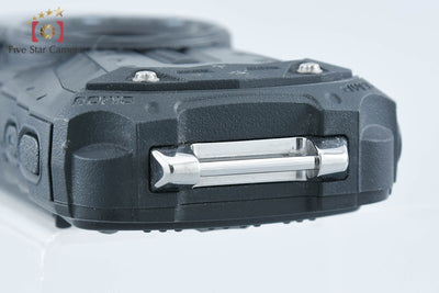 【中古】RICOH リコー PENTAX ペンタックス WG-70 ブラック 防水アクションカメラ シャッター回数僅少
