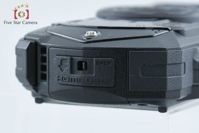 【中古】RICOH リコー PENTAX ペンタックス WG-70 ブラック 防水アクションカメラ シャッター回数僅少