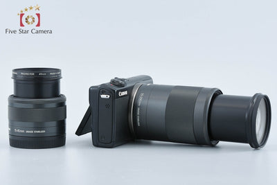 【中古】Canon キヤノン EOS M100 ダブルズームレンズキット ブラック