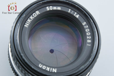 【中古】Nikon ニコン Ai-S NIKKOR 50mm f/1.4