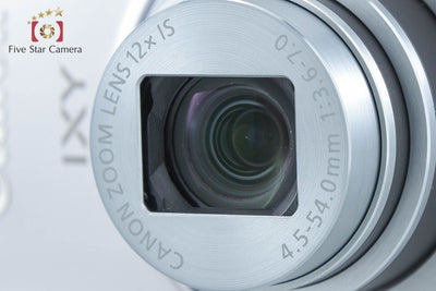 【中古】Canon キヤノン IXY 640 シルバー コンパクトデジタルカメラ 元箱付き