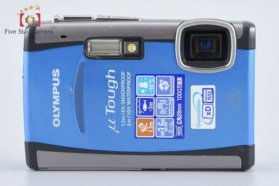 【中古】OLYMPUS オリンパス μ TOUGH-6000 ブルー コンパクトデジタルカメラ
