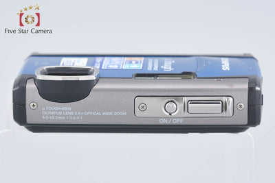 【中古】OLYMPUS オリンパス μ TOUGH-6000 ブルー コンパクトデジタルカメラ