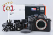 【中古】SONY ソニー α7III ILCE-7M3 ミラーレス一眼カメラ シャッター回数僅少 元箱付き 海外版