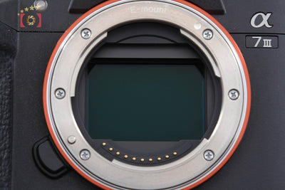 【中古】SONY ソニー α7III ILCE-7M3 ミラーレス一眼カメラ シャッター回数僅少 元箱付き 海外版