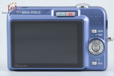 【中古】CASIO カシオ EXILIM ZOOM EX-Z1050 ブルー コンパクトデジタルカメラ