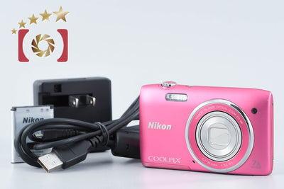 【中古】Nikon ニコン COOLPIX S3500 ストロベリーピンク コンパクトデジタルカメラ