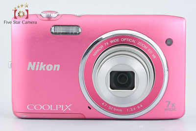 【中古】Nikon ニコン COOLPIX S3500 ストロベリーピンク コンパクトデジタルカメラ