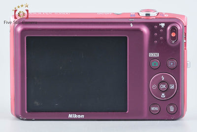 【中古】Nikon ニコン COOLPIX S3500 ストロベリーピンク コンパクトデジタルカメラ
