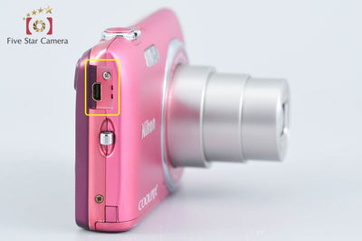 【中古】Nikon ニコン COOLPIX S3500 ストロベリーピンク コンパクトデジタルカメラ