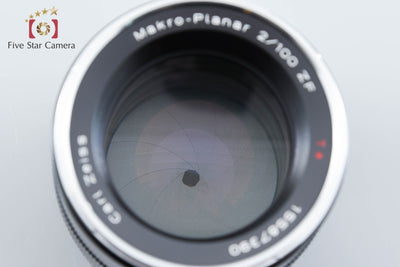 【中古】Carl Zeiss カールツァイス Makro-Planar 100mm f/2 ZF T* ニコン用