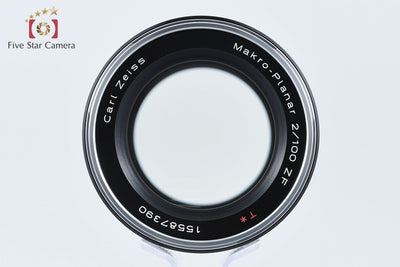 【中古】Carl Zeiss カールツァイス Makro-Planar 100mm f/2 ZF T* ニコン用