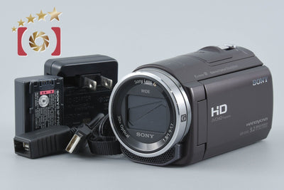 【中古】SONY ソニー HANDYCAM HDR-CX535 ボルドーブラウン デジタルビデオカメラ