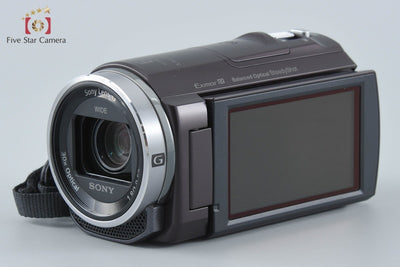 【中古】SONY ソニー HANDYCAM HDR-CX535 ボルドーブラウン デジタルビデオカメラ