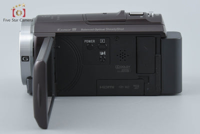 【中古】SONY ソニー HANDYCAM HDR-CX535 ボルドーブラウン デジタルビデオカメラ