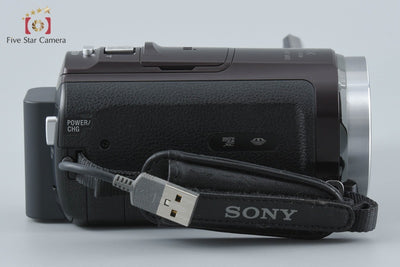 【中古】SONY ソニー HANDYCAM HDR-CX535 ボルドーブラウン デジタルビデオカメラ